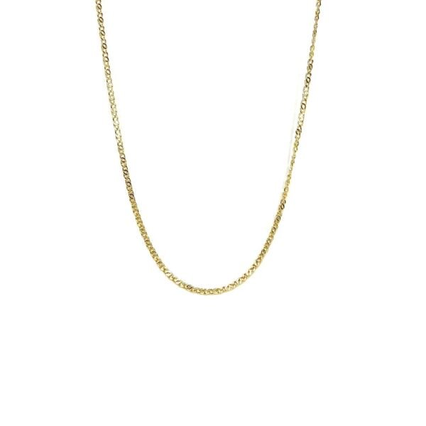 Colar Elos Banho Ouro 18k